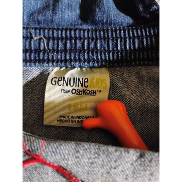 Gosh Kosh Denim Overall Skirt - Size: 18 months     (1042) - Picture 2 of 4